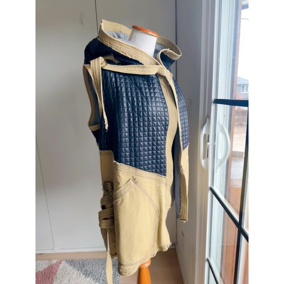 Tailored Steampunk Renaissance Canvas Vest S/M Festival Fantasy Waistcoat - Picture 12 of 14